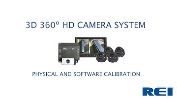 REI 3D 360º  HD Camera System Calibration