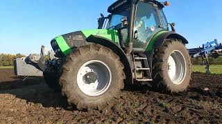 Deutz Agrotron 130 mit Rabe Grubber