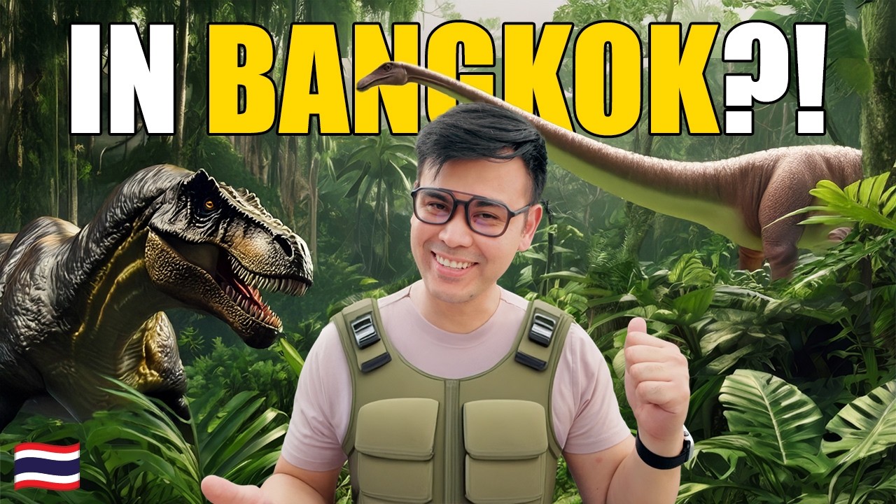 There's a JURASSIC WORLD Hidden in Bangkok's Night Market