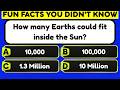 30 Facts That Will Make You Question Everything🧠Only High IQ People Will Pass This Challenge #gkquiz