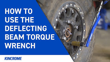 How to use the Deflecting Beam Torque Wrench | KINCROME Tech Tip