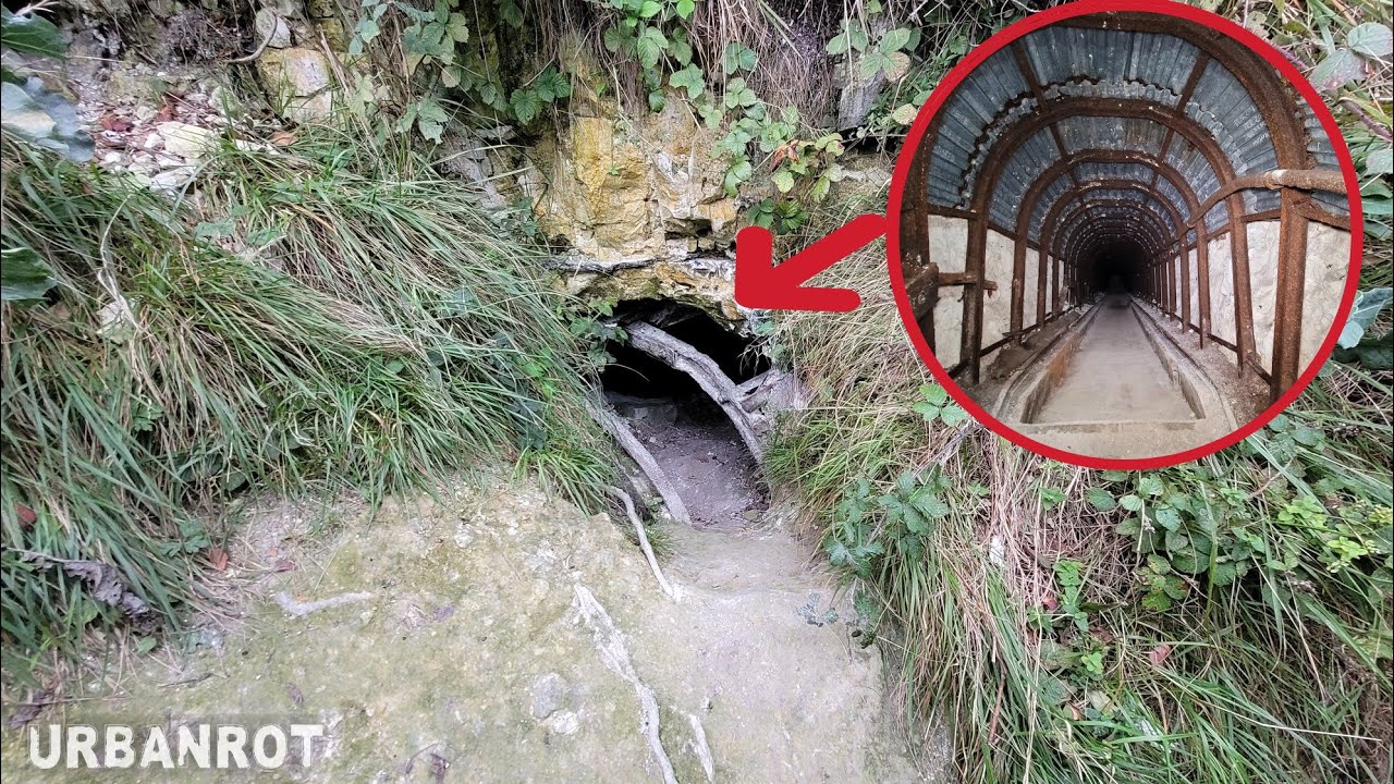 Exploring Dumpy B world war two tunnels under the white cliffs of Dover
