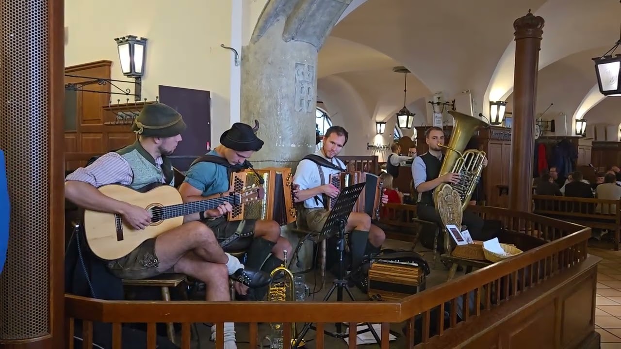 Munich, Germany Hoffbrauhaus polka band 2025.10.18