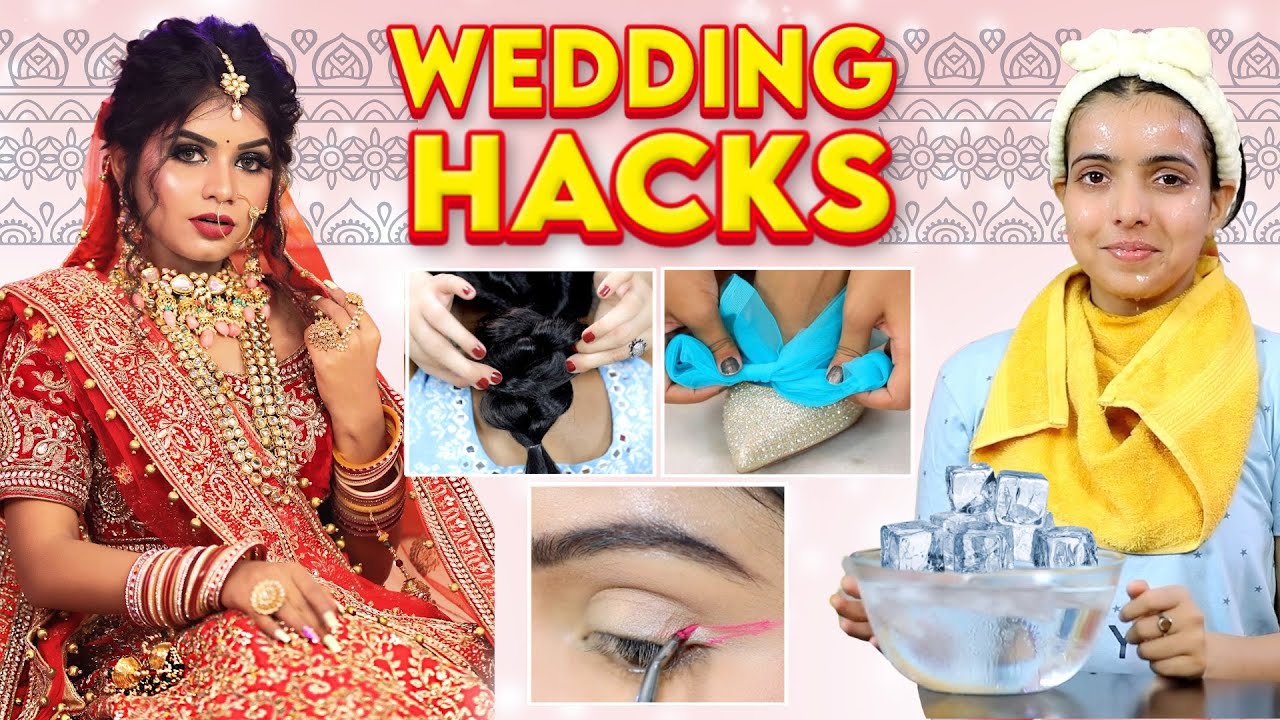 7 QUICK & EASY LIFESAVING WEDDING HACKS |  anaysa