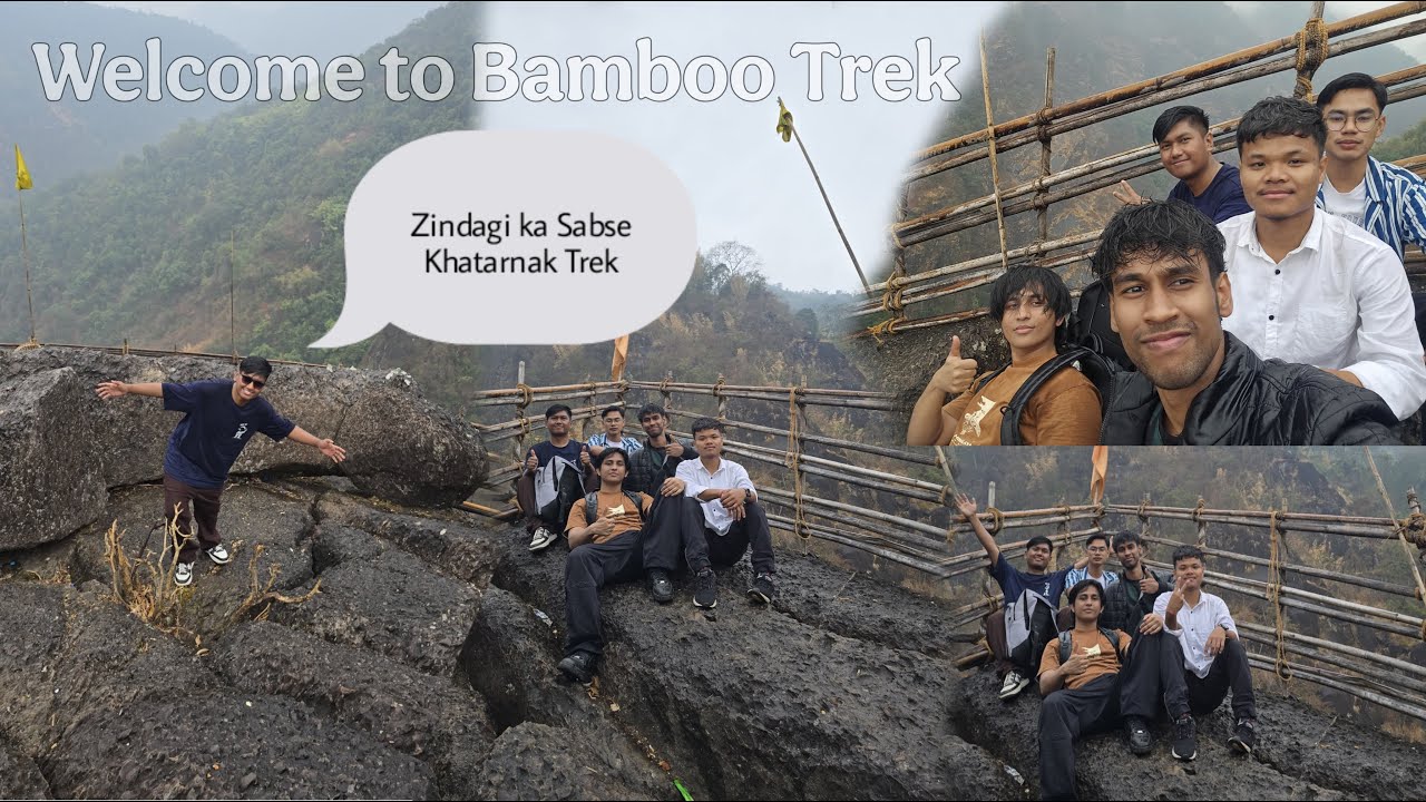 India Ka Sabse Khatarnak Bamboo Trek 😱 | Mawryngkhang Meghalaya | Wahkhen Gaon Ka Hidden Gem