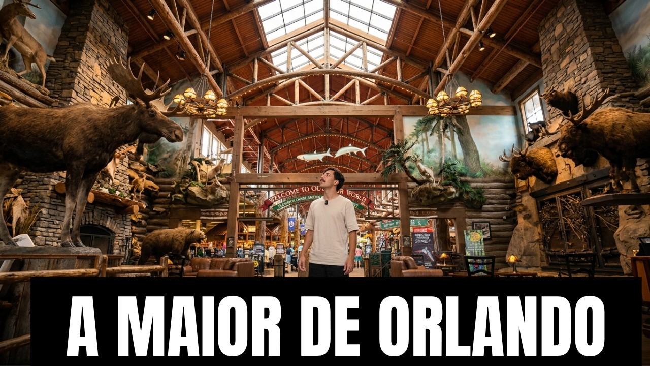 A loja mais ABSURDA de Orlando | Bass Pro Shops