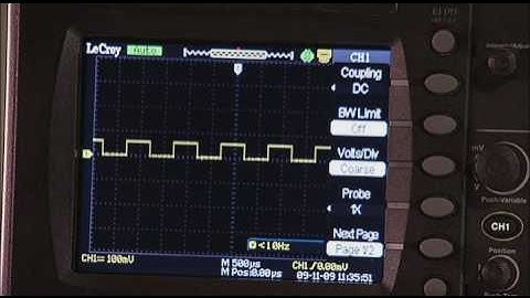 Teledyne LeCroy WaveAce Quickly Display a Waveform