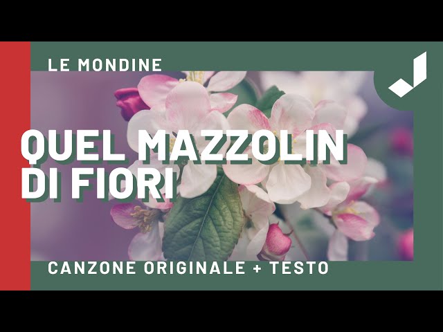 Le Mondine - QUEL MAZZOLIN DI FIORI (Canzone originale + Testo) class=