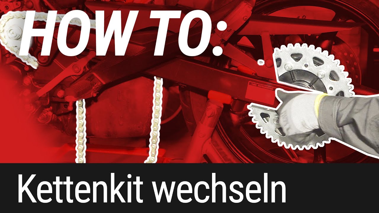 HOW TO: Výměna sady řetězu motocyklu