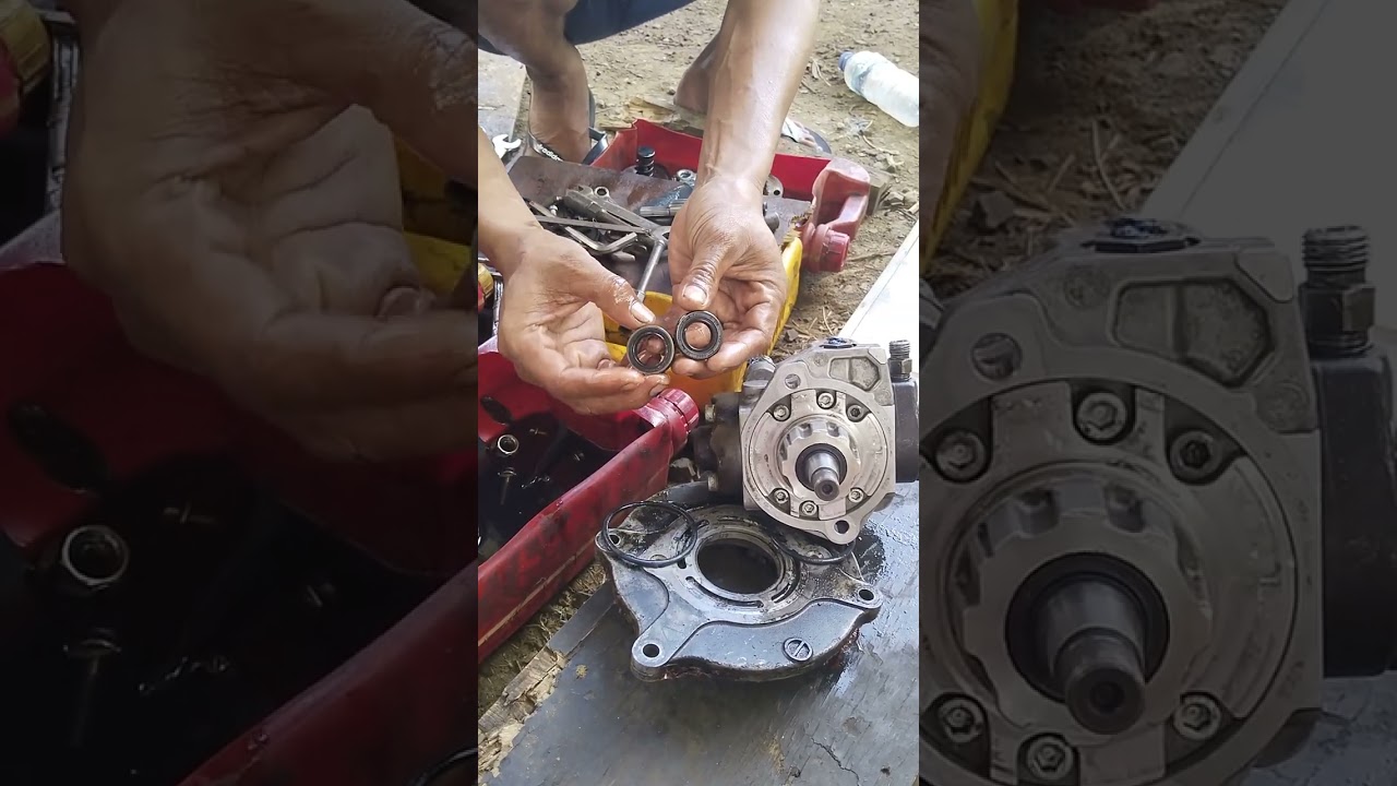 cara memperbaiki suply pump kobelco yang bocor. (how to repair suply pump kobelco leaking)