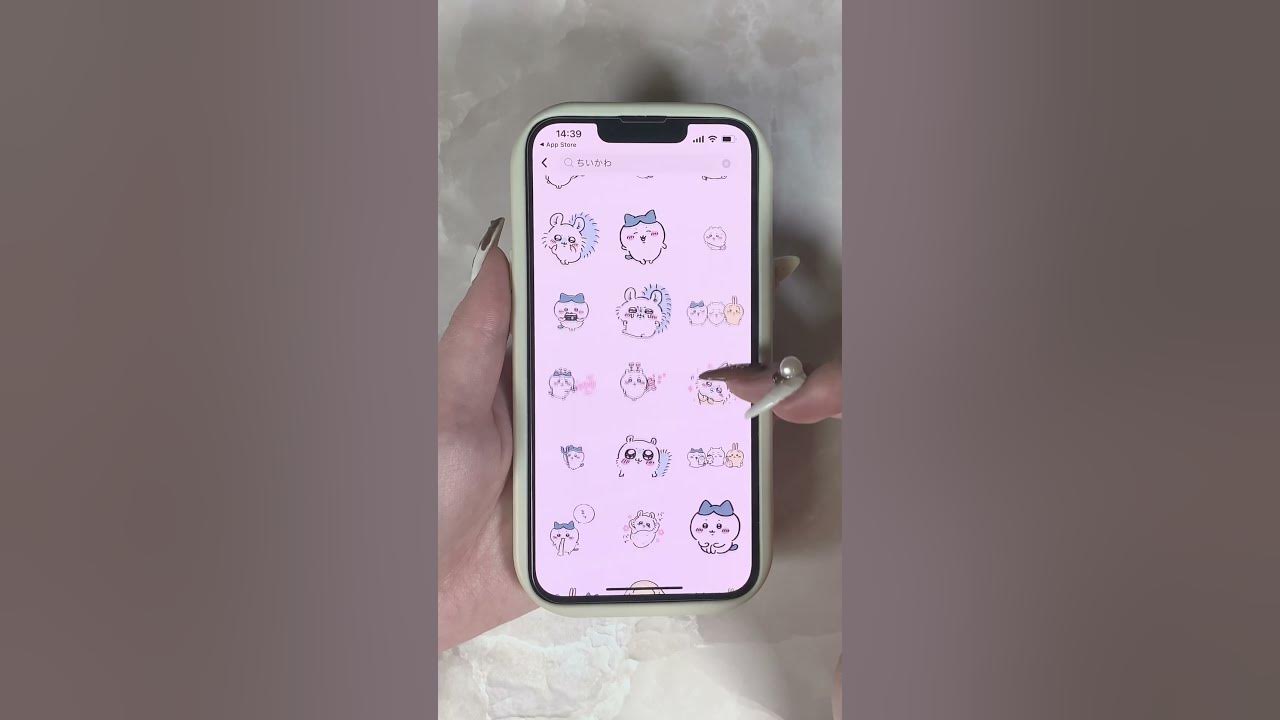バッテリーの上にちいかわ!? #iphone #apple #ios16 #アイフォン #shorts #アイコン #ホーム画面 #バッテリー