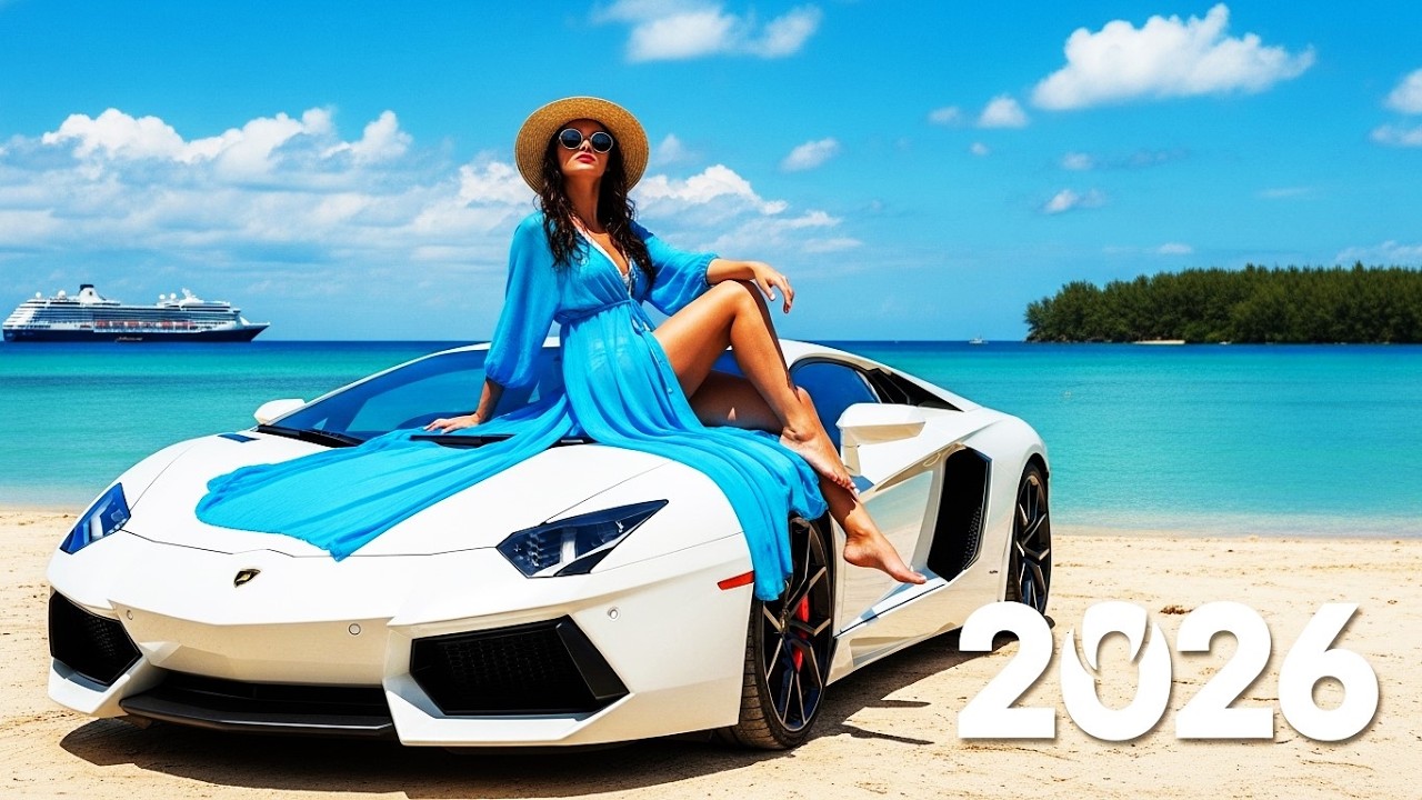 Sunlit Deep House & Supercar Dreams | Luxury Beach Drive Daytime Mix