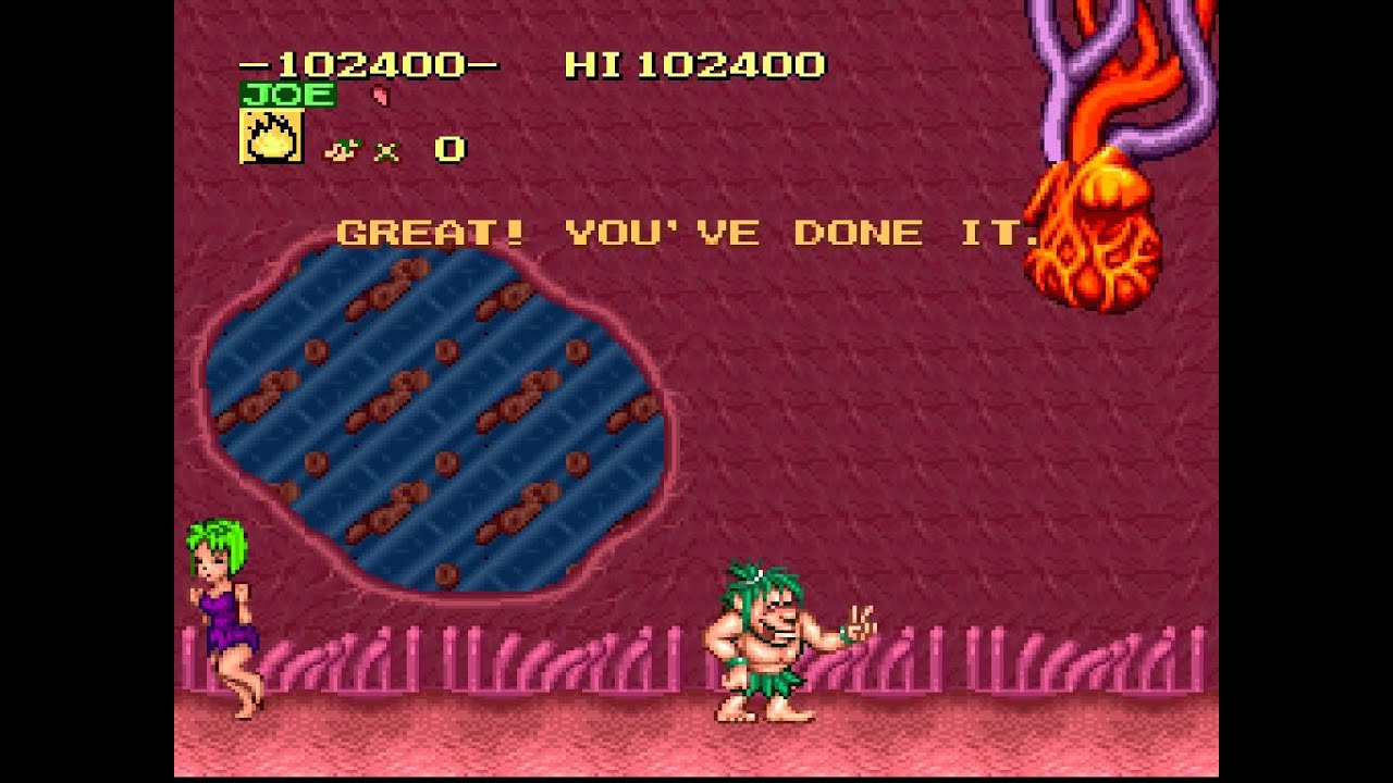 Joe Mac SNES Ending YouTube