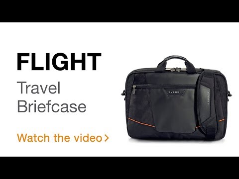 Everki Flight Τσάντα Ώμου / Χειρός για Laptop 16" σε Μαύρο χρώμα