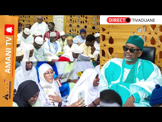 🔴[DIRECT TIVAOUANE] BURD NUIT 8 ZAWIYA EL HADJI MALICK SY (RTA) | VENDREDI 21 AOUT 2026