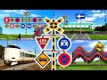 踏切カンカン総集編#6　～いろんな標識編～ 【踏切アニメ】/ Train &amp; Railroad Crossing All Anime#6