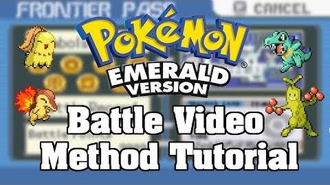 Battle Video Method | How to SR for Shiny Pokemon in Emerald