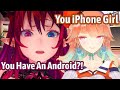 Irys Was Shocked When She Knew That Kiara Was An Android User【Hololive EN】