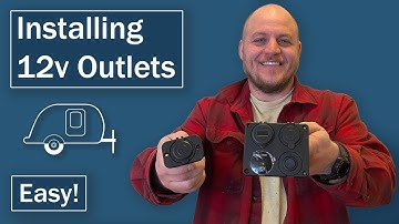 Installing 12v plug | EASY cigarette socket camper RV