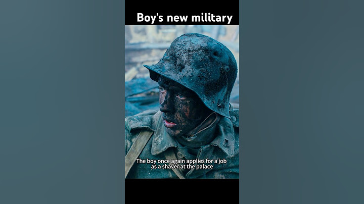 Boy's new military uniform has someone else's name on it. #futurelink #war #foryou #movie #fyp