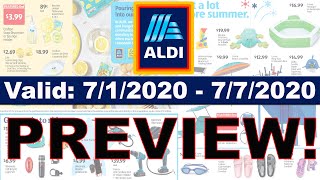 Aldi Ad Preview Jul 01,2020 | Aldi Weekly Ad Sneak Peek Savers | Aldi Ad Next Week Upcoming Deals
