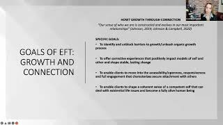 Goals of Emotionally Focused Individual Therapy (EFIT)