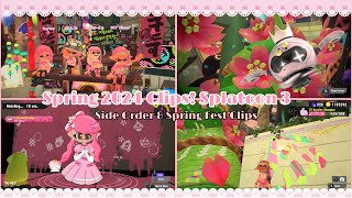 My Spring 2024 Clips! | Splatoon 3 (Side Order &amp; Springfest) 💖