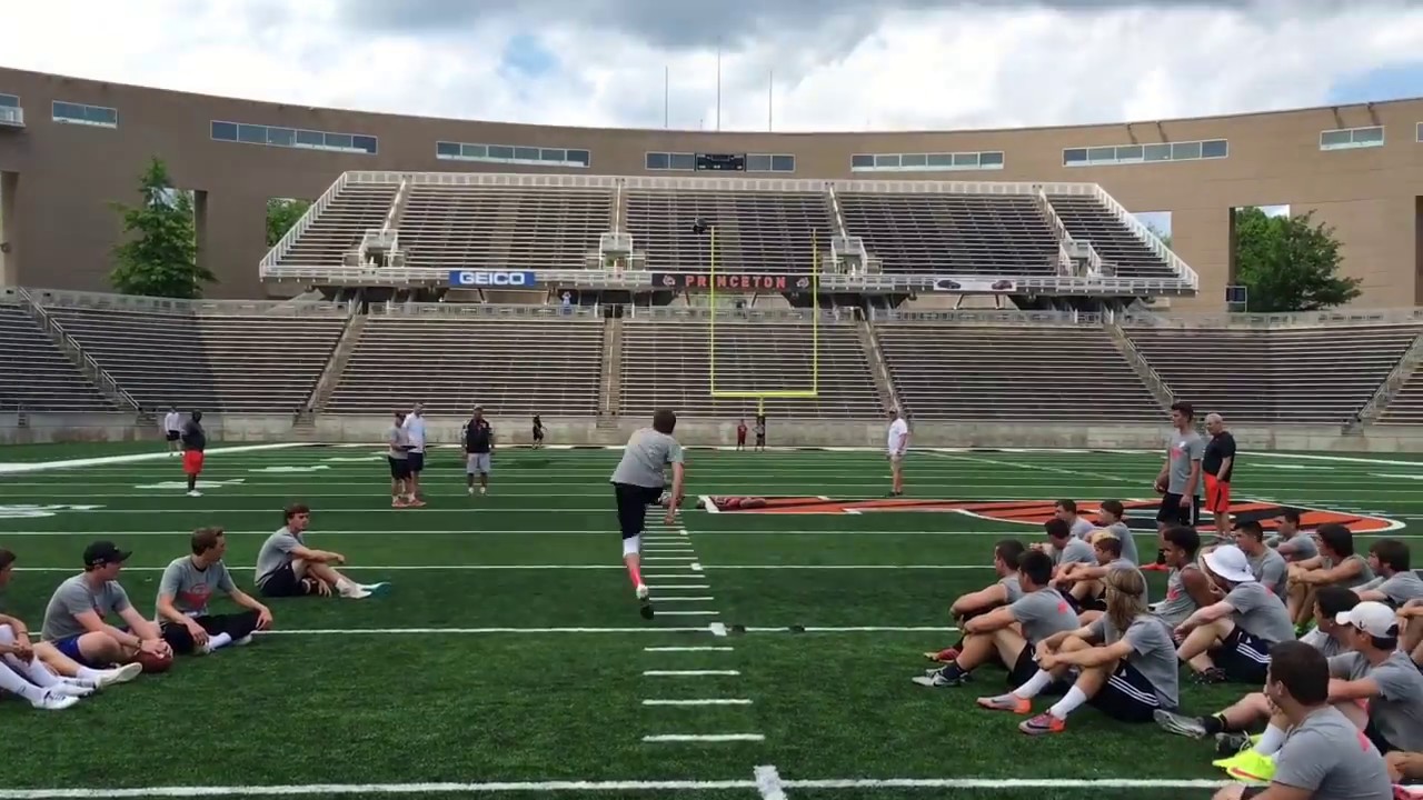 Princeton Football Specialist Camp YouTube