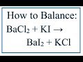 Balancing Chemical Equations Concepts