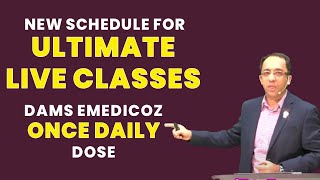 New Schedule for Ultimate Live Classes |  DAMS eMedicoz Once Daily Dose screenshot 4
