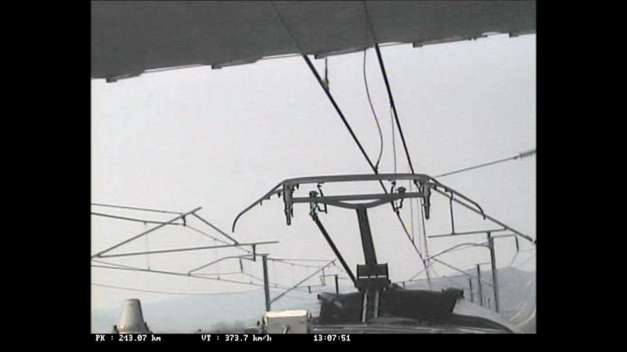 400km/h Pantograph view