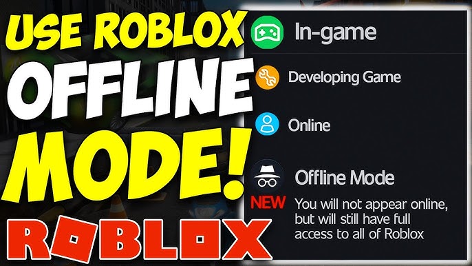 If ROBLOX ever gets an offline mode, this is how it should probably be  like. : r/roblox