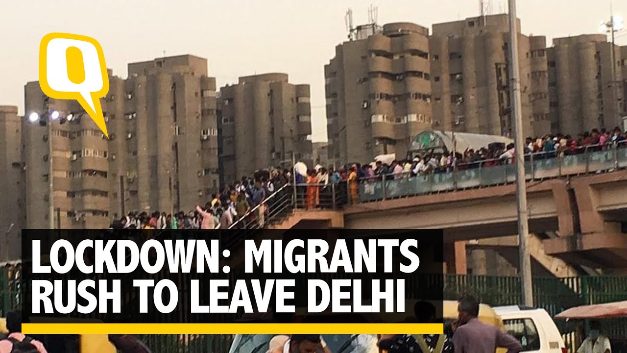 COVID Surge | Migrant Labourers Leave Delhi Amid Fear of Extension in ...