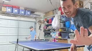 Dad destroys kid in ping pong! 🏓😁#pingpong #tabletennis