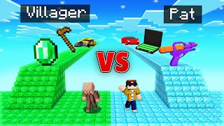 Pat SMARAGD vs. DIAMANT BRÜCKE KAMPF in Minecraft!