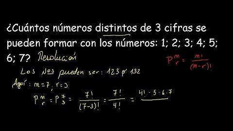 PERMUTACIÓN LINEAL Y CIRCULAR. Teoría y práctica. Video 87