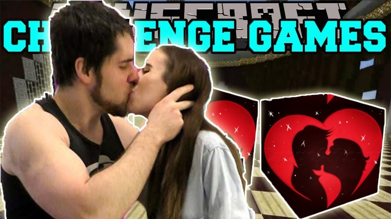 Popularmmos Pat And Jen Minecraft Pat Kiss Jen Challenge Game Lucky Block Mod Modded Mini Game