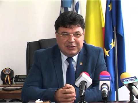 Conferinta de presa Comisar Sef Vasile Tache la sediul nou al IPJ Giurgiu realitatea tv emisiuni