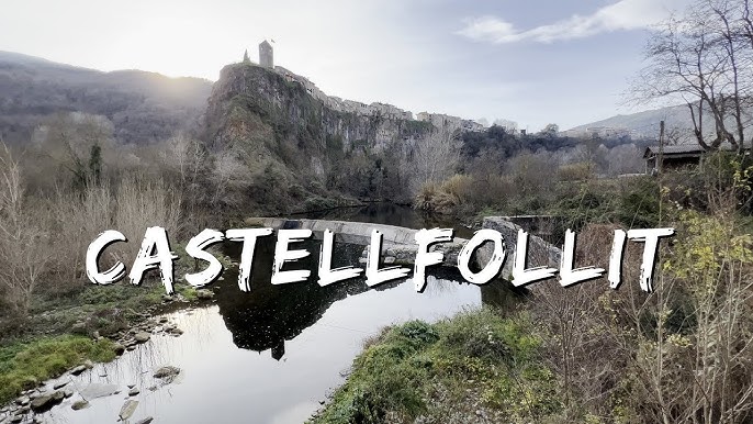 Castellfollit de la Roca Spain Drone Views