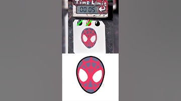 【ASMR】Drawing SpiderMan(MilesMorales) in 30Sec (Remake by 김겹살 Winnie)