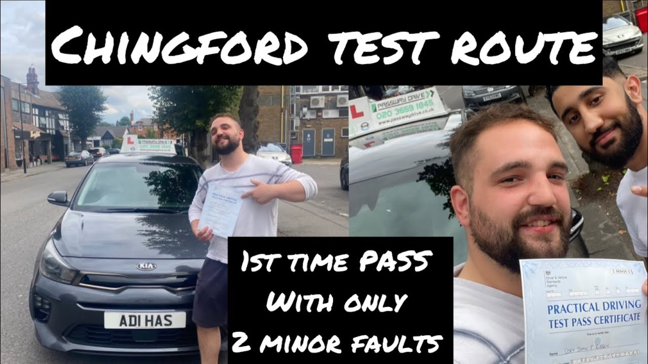 Chingford Driving Test Route ~ 1st Time Pass - YouTube