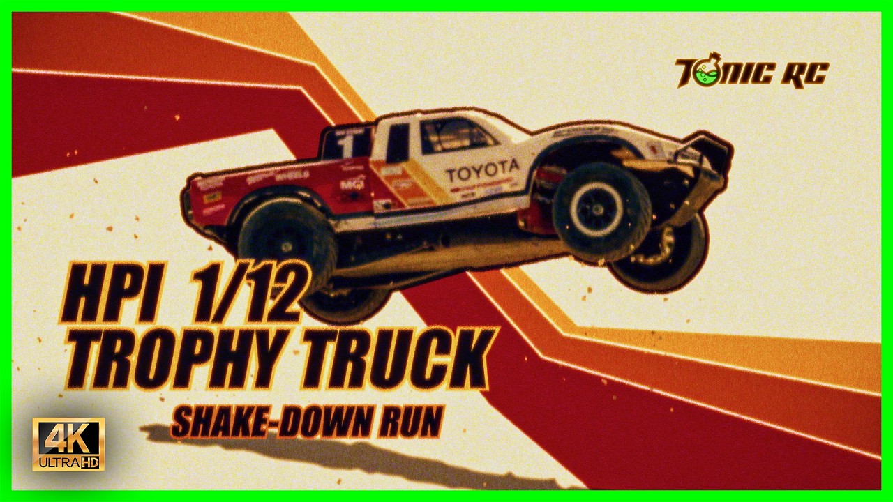 HPI 1/12 Ironman Ivan Stewart RC Trophy Truck Shake Down Run