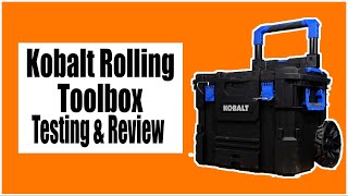 Kobalt Rolling Toolbox Review! This thing is indestructible!