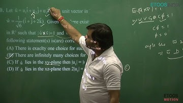 JEE Advanced 2016 Mathematics Video Solution Code 1 (Paper-2) Q 49 to 51 By Etoos Faculty