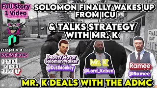 Mr. K deals with ADMC Solomon Walker Awakes from Coma | GTA RP NoPixel 4.0