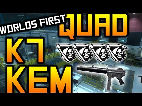 *WORLDS FIRST* QUAD K7 KEM STRIKE! (Call of Duty Ghost: Gameplay/Commentary)