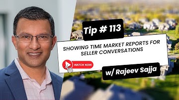 Showing Time Market Reports for Seller Conversations