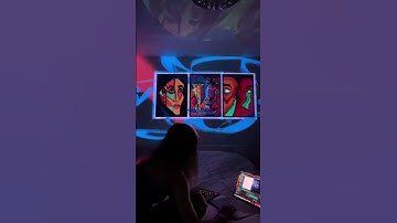 Creating Wonders: Exploring Projection Mapping Setup 🌟💻🎬 #Shorts