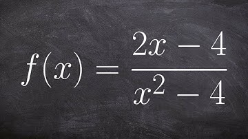 How to identify vertical and horizontal asymptotes with holes