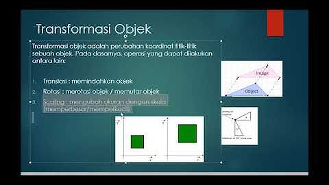 Transformasi Objek OpenGL